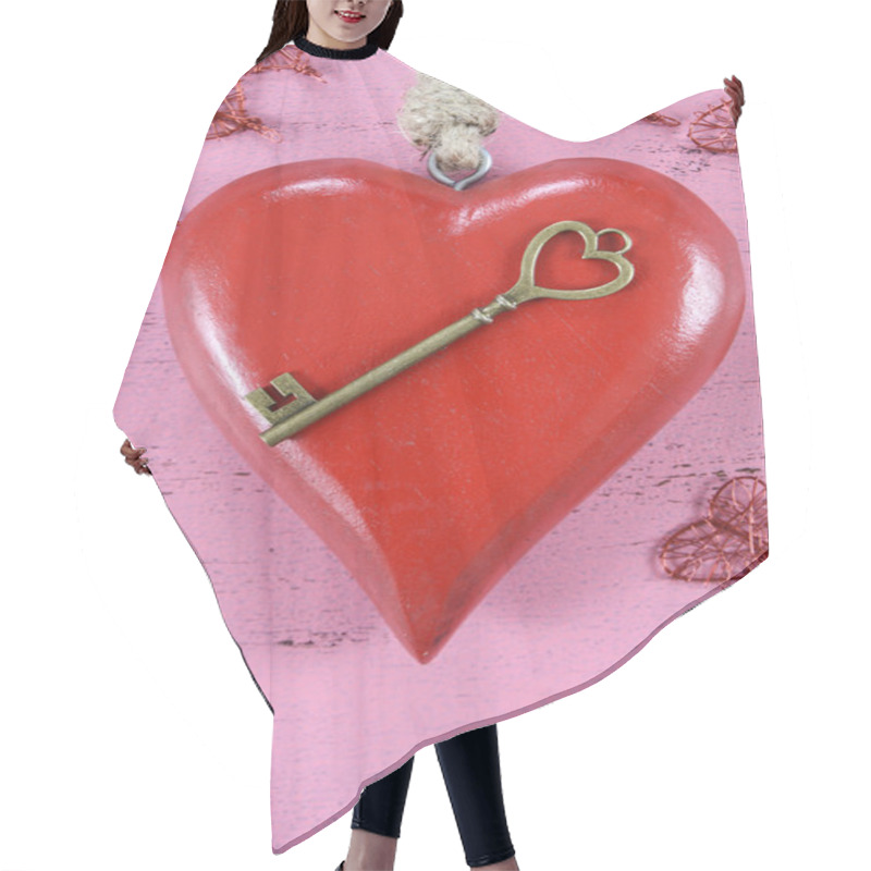 Personality  Happy Valentines Day Hair Cutting Cape