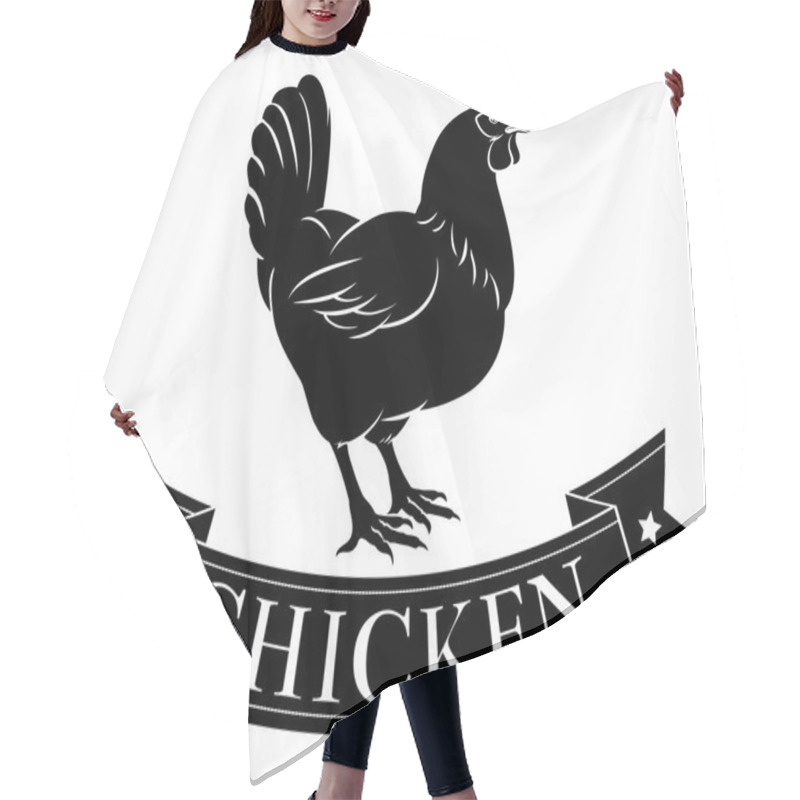 Personality  Chicken Food Icon Hair Cutting Cape