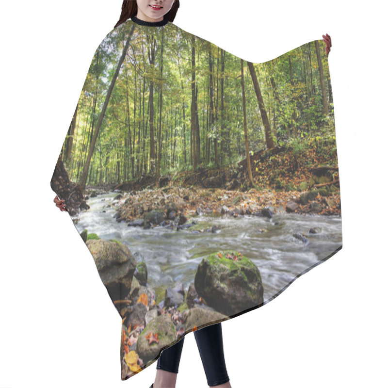 Personality  Small Forest River Hair Cutting Cape