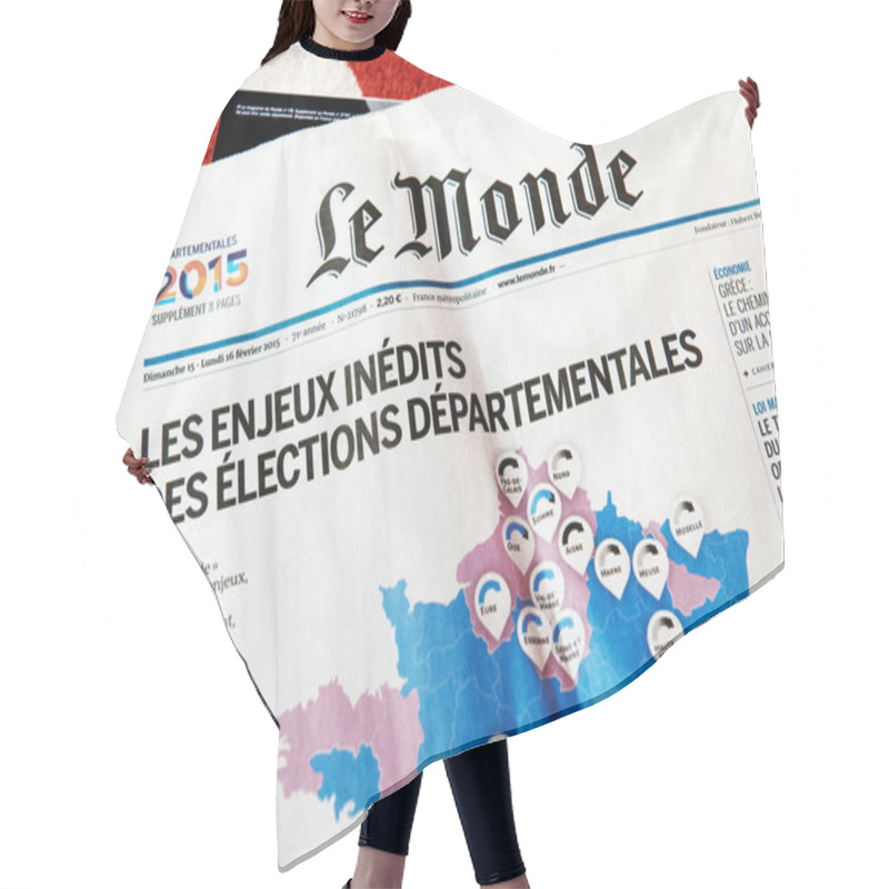 Personality  Le Monde Magazine With Elections In France Hair Cutting Cape