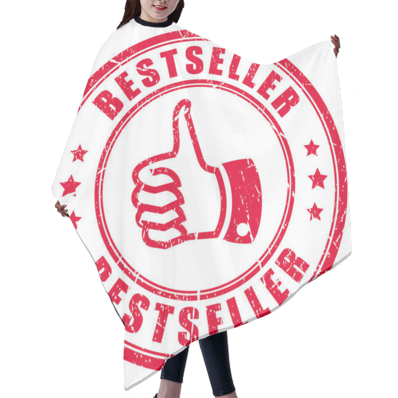 Personality  Bestseller Thumb Rubber Business Stamp Hair Cutting Cape