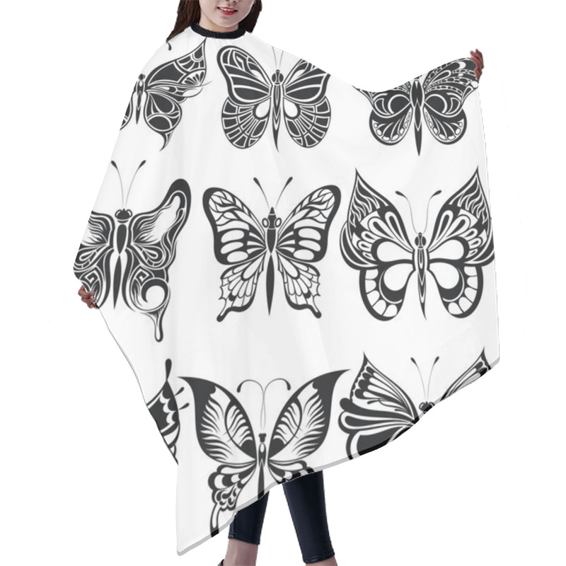 Personality  Butterfly Set Hair Cutting Cape