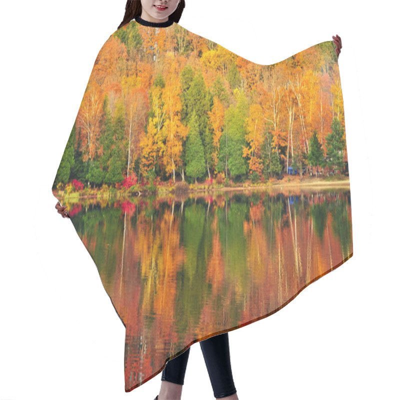 Personality  Fall Forest Reflections Hair Cutting Cape