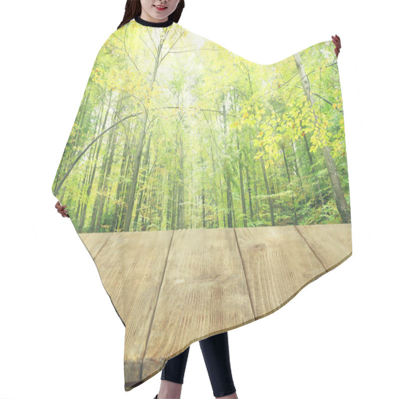 Personality  Beautiful Nature Background Hair Cutting Cape