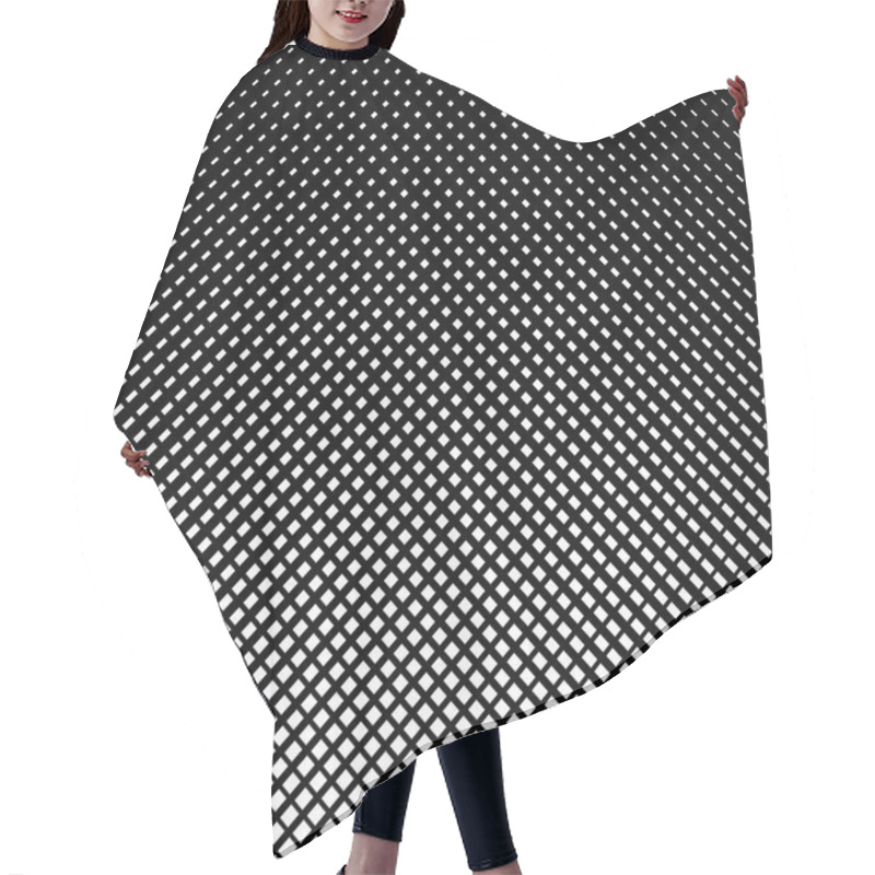 Personality  Grid, Mesh, Lines Background.   Hair Cutting Cape