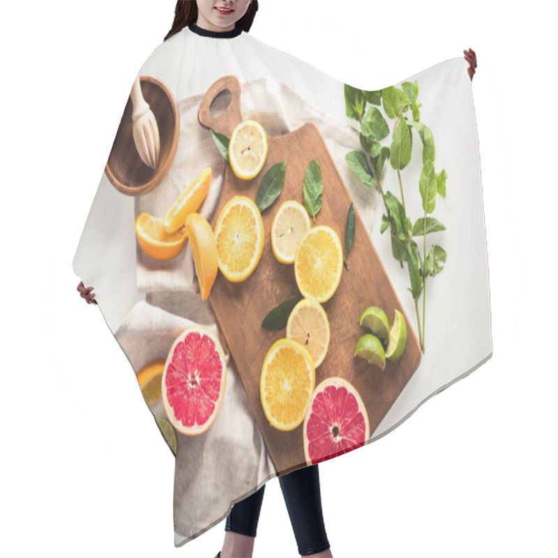 Personality  Citrus  Hair Cutting Cape