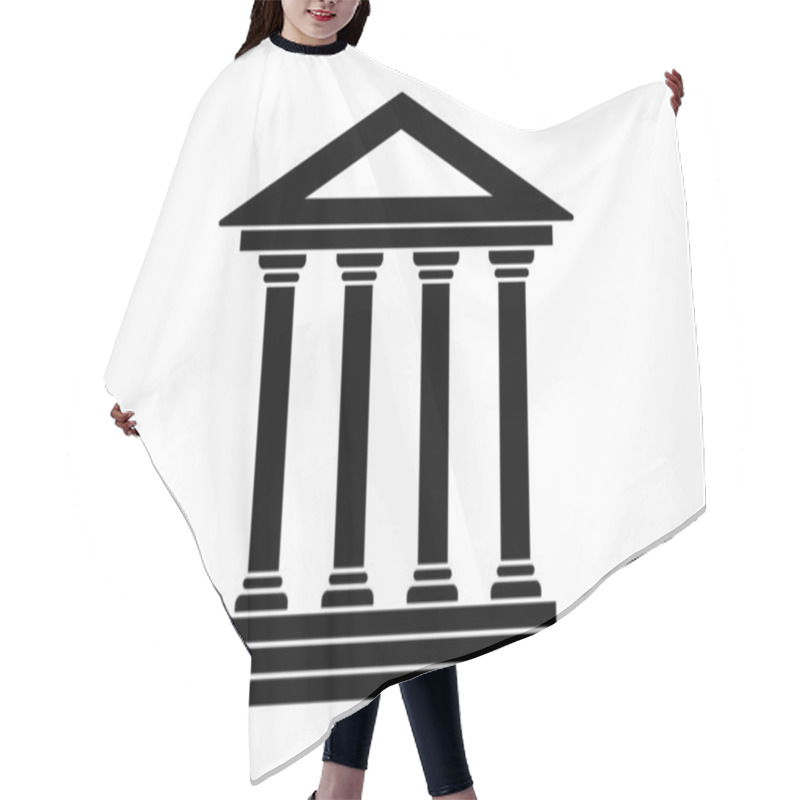 Personality  Historical Building Hair Cutting Cape