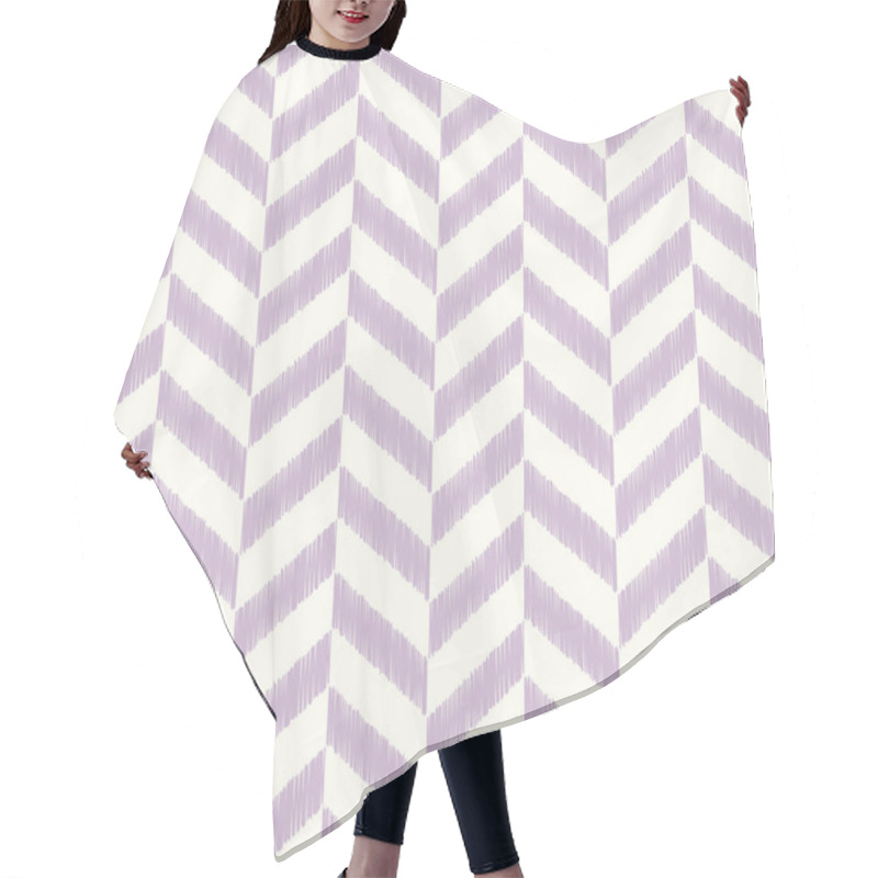 Personality  Seamless Herringbone Pattern Hair Cutting Cape