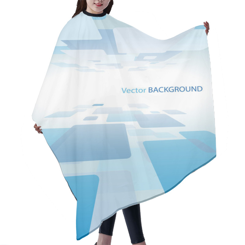 Personality  Abstract Rectangles Hair Cutting Cape