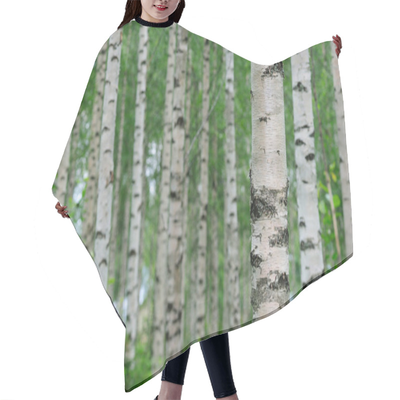 Personality  Birch Trees Hair Cutting Cape