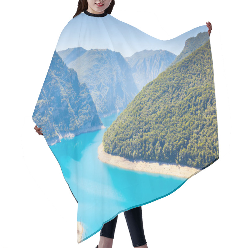 Personality  The Piva River In Montenegro Hair Cutting Cape