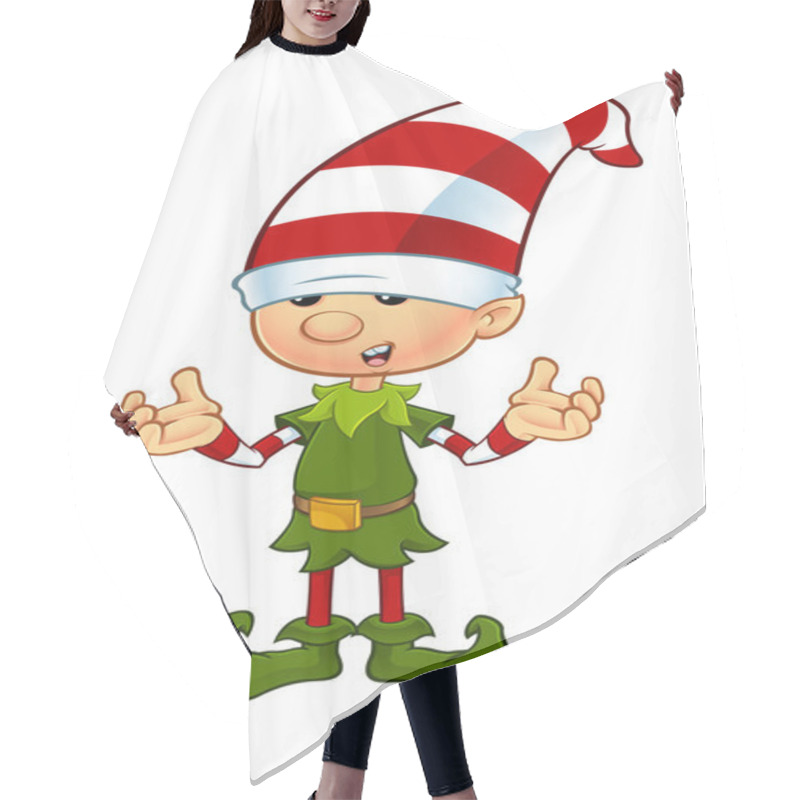 Personality  Cute Elf Character Hair Cutting Cape