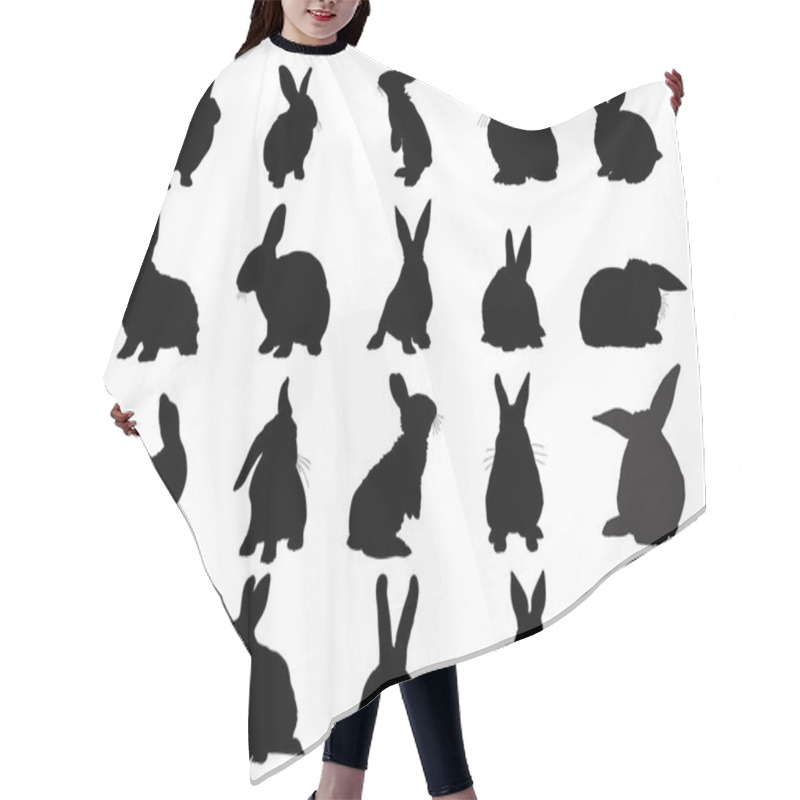 Personality  Rabbits Hair Cutting Cape