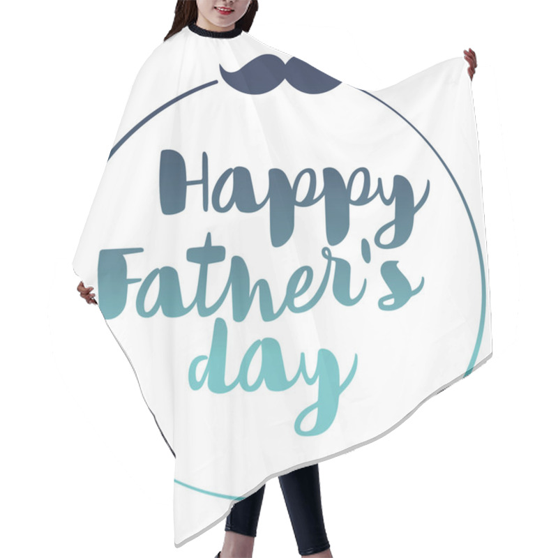 Personality  Happy Fathers Day Hair Cutting Cape