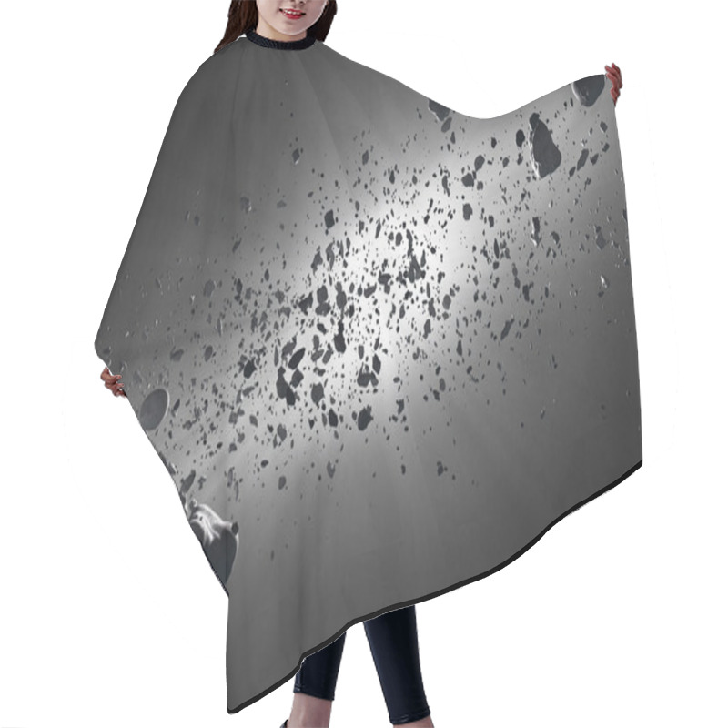 Personality  Inside The Asteroid Belt Against The Sun Hair Cutting Cape