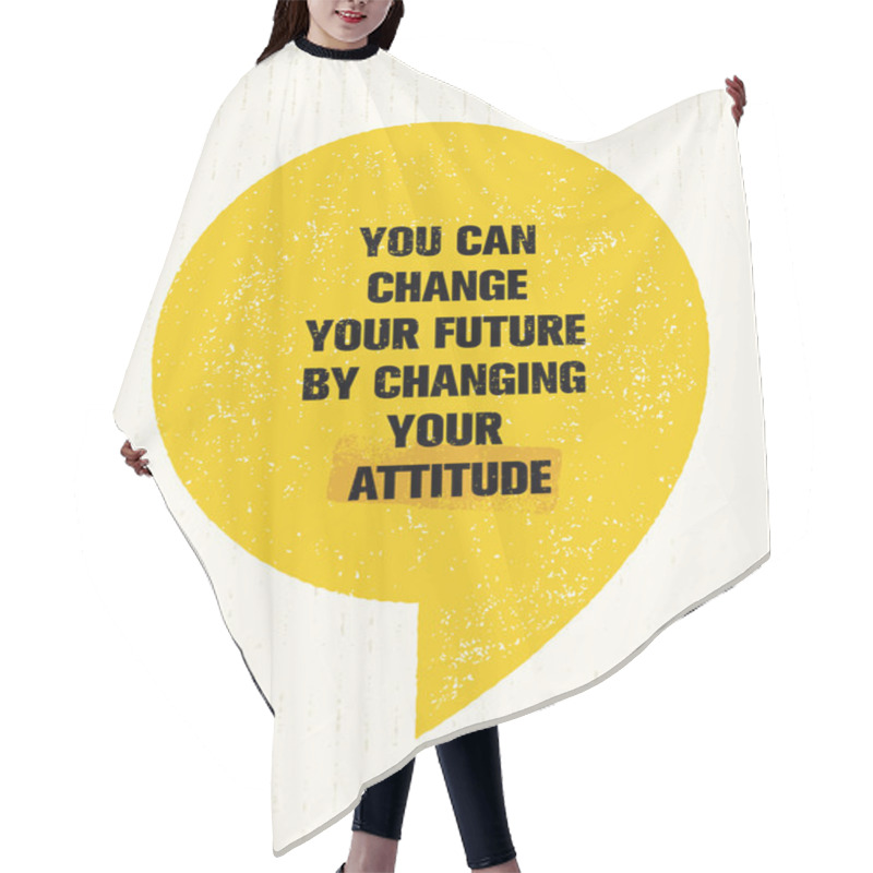 Personality  Inspiring Creative Motivation Quote Hair Cutting Cape