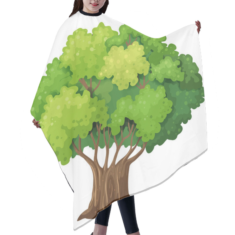 Personality  A Big Old Tree Hair Cutting Cape