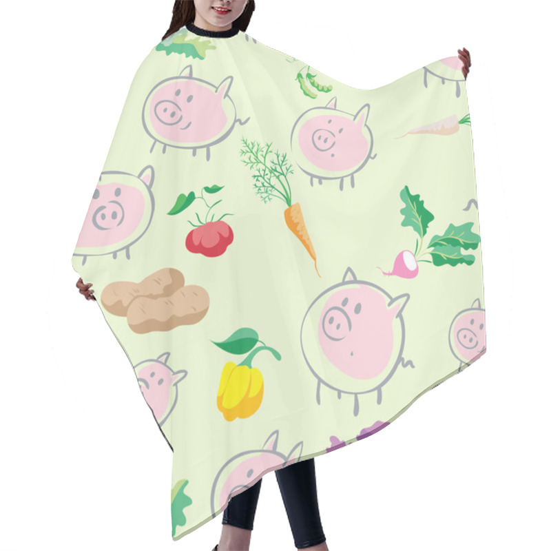 Personality  Pigs Hair Cutting Cape