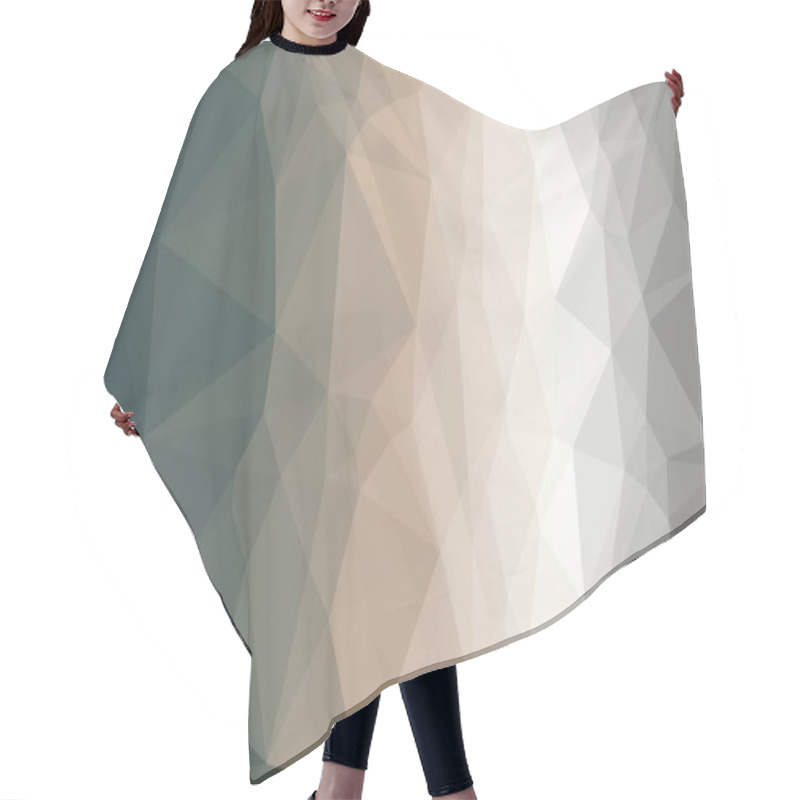 Personality  Creative Prismatic Background With Polygonal Pattern Hair Cutting Cape