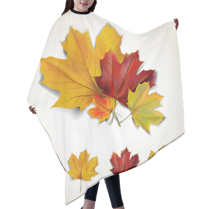 Personality  Leaf Background Hair Cutting Cape