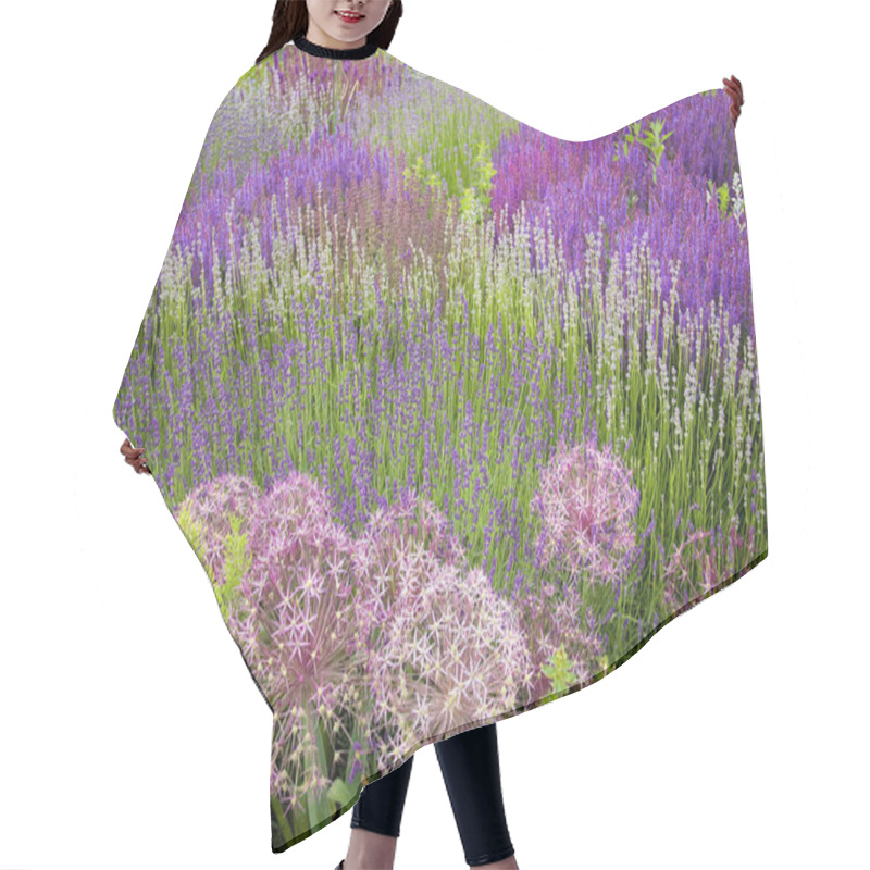 Personality  Aromatic Flowers, Lavender Filed Hair Cutting Cape