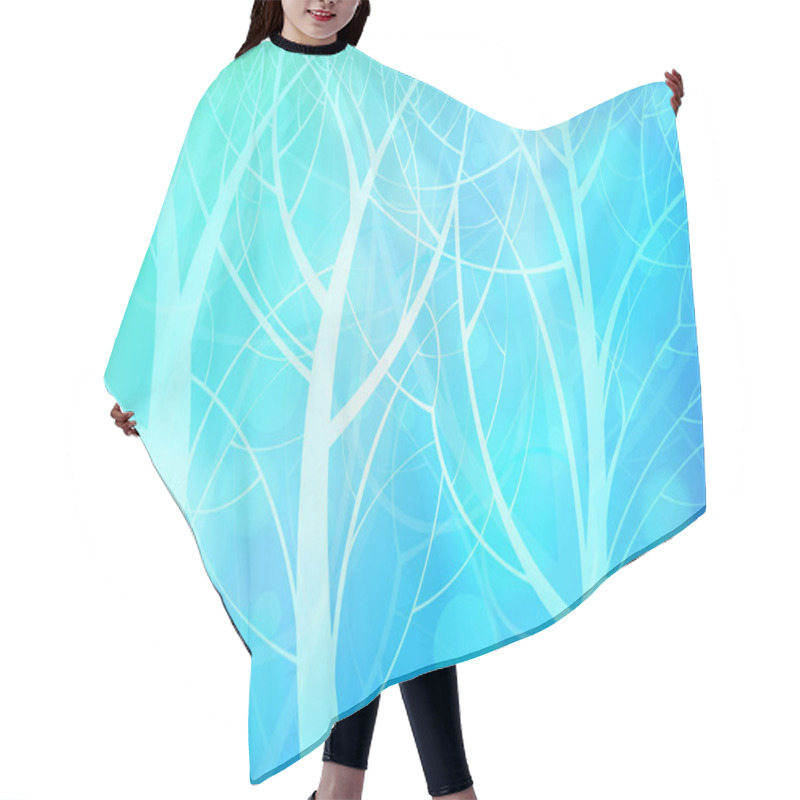 Personality  Forest Background Hair Cutting Cape