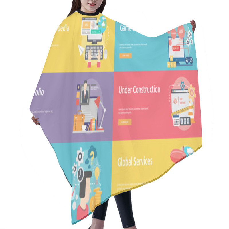 Personality  Creative Process Conceptual Design Hair Cutting Cape