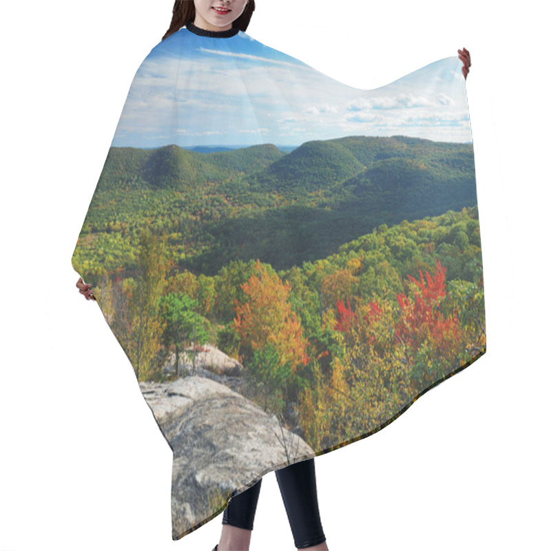 Personality  Autumn Mountain Peak View Panorama Hair Cutting Cape