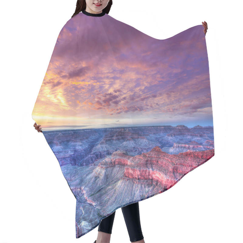 Personality  Arizona Sunset Grand Canyon National Park Mother Point US Hair Cutting Cape