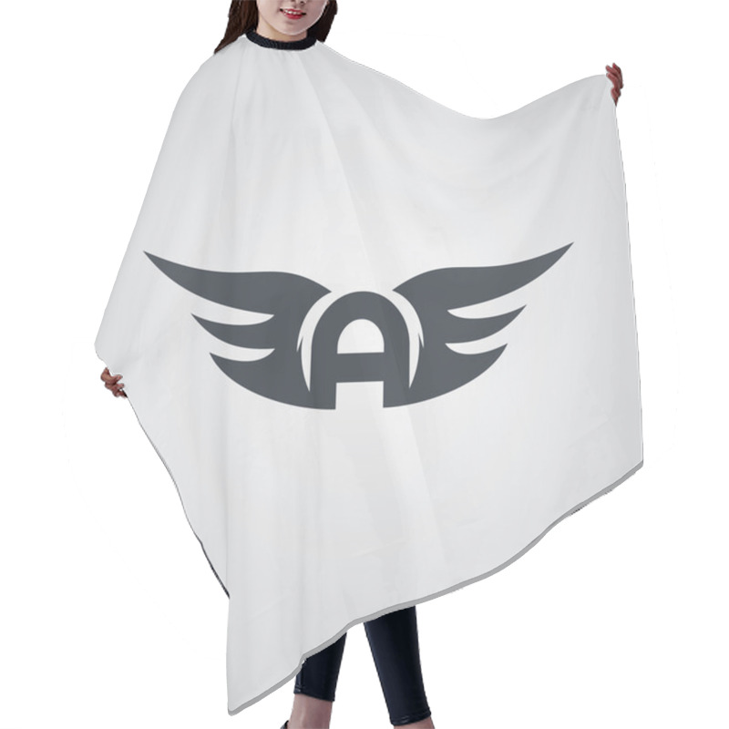 Personality  Aviator Symbol Logo Hair Cutting Cape