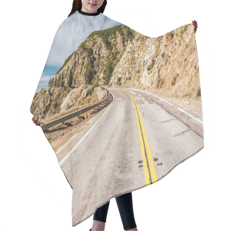 Personality  Highway 1 On The Pacific Coast Hair Cutting Cape