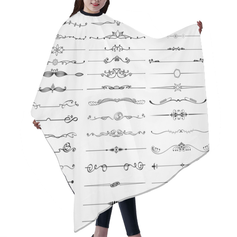 Personality  Page Decoration Hair Cutting Cape