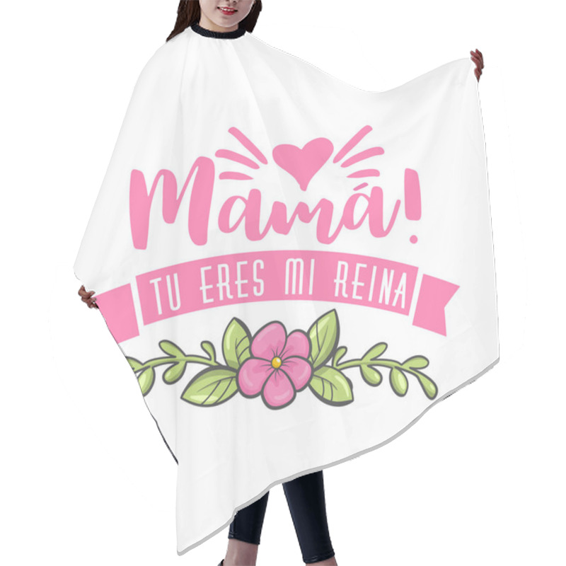 Personality  Spanish Mother Day Greeting Hair Cutting Cape