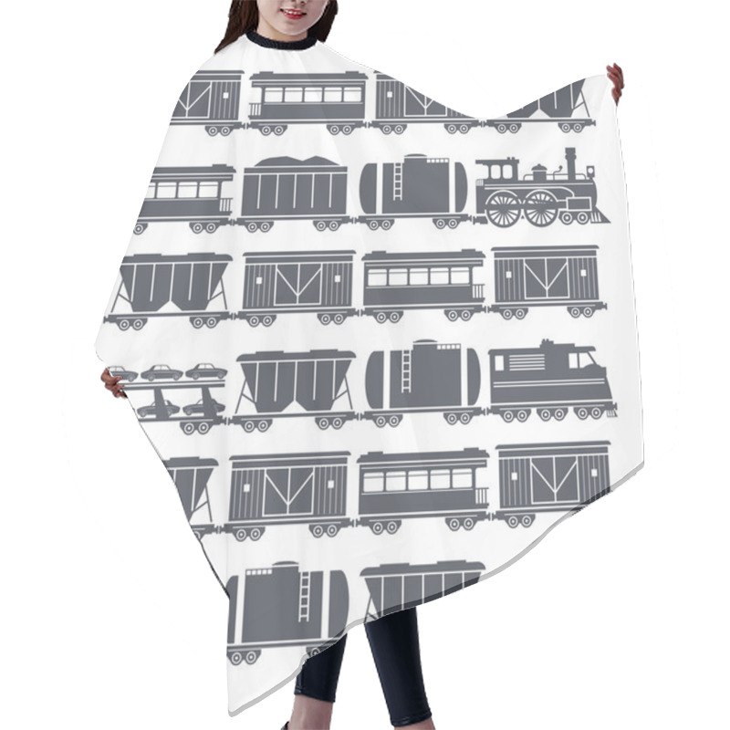 Personality  Train Hair Cutting Cape