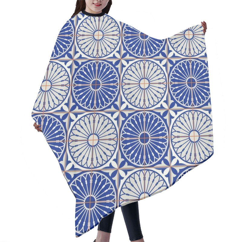 Personality  Gorgeous Seamless  Pattern Hair Cutting Cape