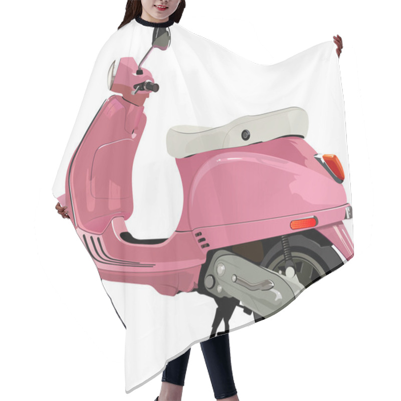 Personality  Scooter Hair Cutting Cape