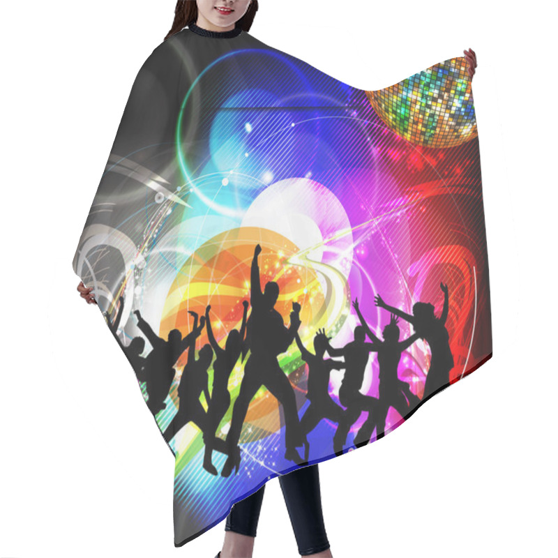 Personality  Disco Party Hair Cutting Cape