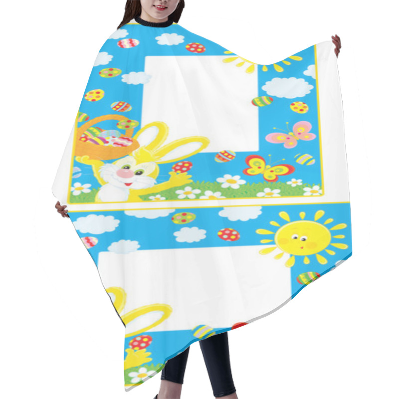 Personality  Easter Borders Hair Cutting Cape