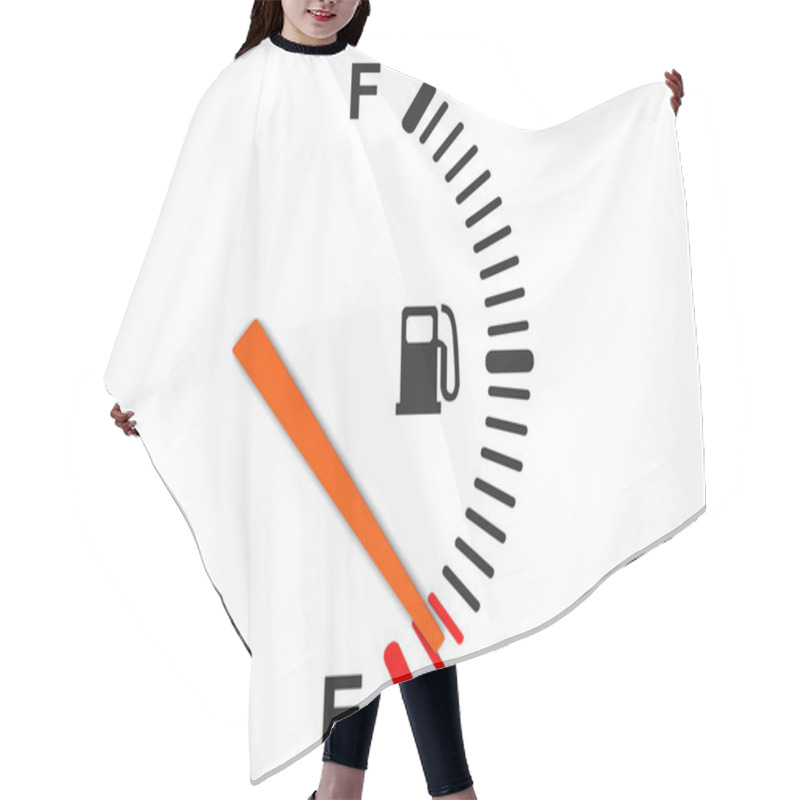 Personality  Fuel Gauge Hair Cutting Cape