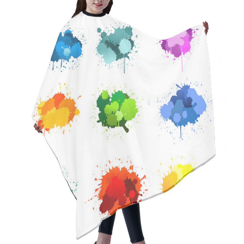 Personality  Ink Blots Hair Cutting Cape