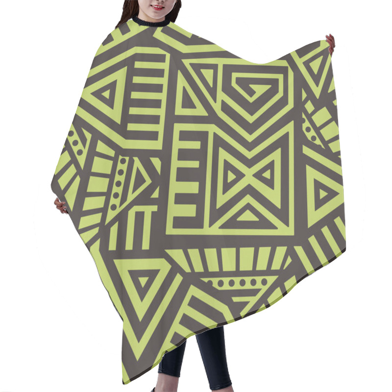 Personality  Aztec Vector Seamless Pattern Hair Cutting Cape