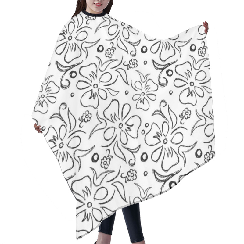 Personality  Seamless Geometric Pattern Hair Cutting Cape