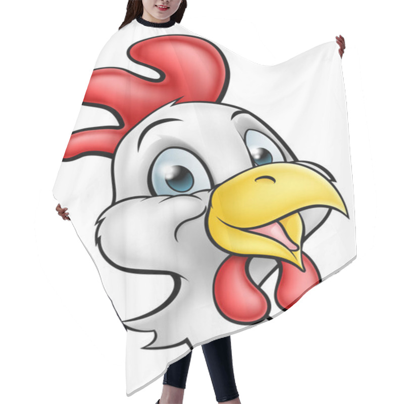 Personality  Cartoon Chicken Rooster Character Hair Cutting Cape