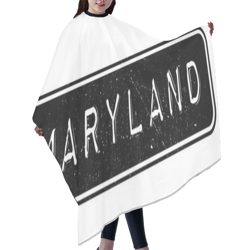 Personality  Maryland Rubber Stamp Hair Cutting Cape