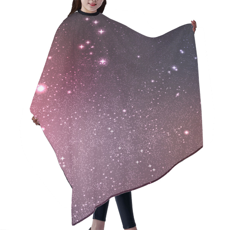 Personality  Universe Filled With Stars, Nebula And Galaxy, Vector Illustration Hair Cutting Cape