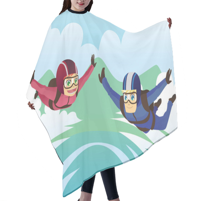 Personality  Skydiving Hair Cutting Cape