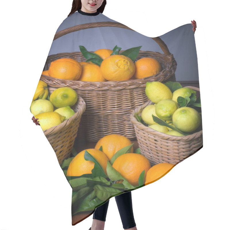 Personality  Harvest Of Citrus Hair Cutting Cape