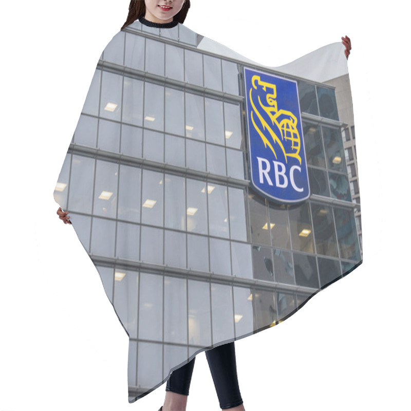 Personality  Headquarters Of The Royal Bank Of Canada In Toronto, Canada Hair Cutting Cape