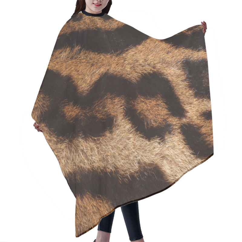 Personality  Ocelot Fur Details Hair Cutting Cape