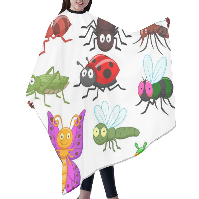 Personality  Insect Cartoon Collection Set Hair Cutting Cape